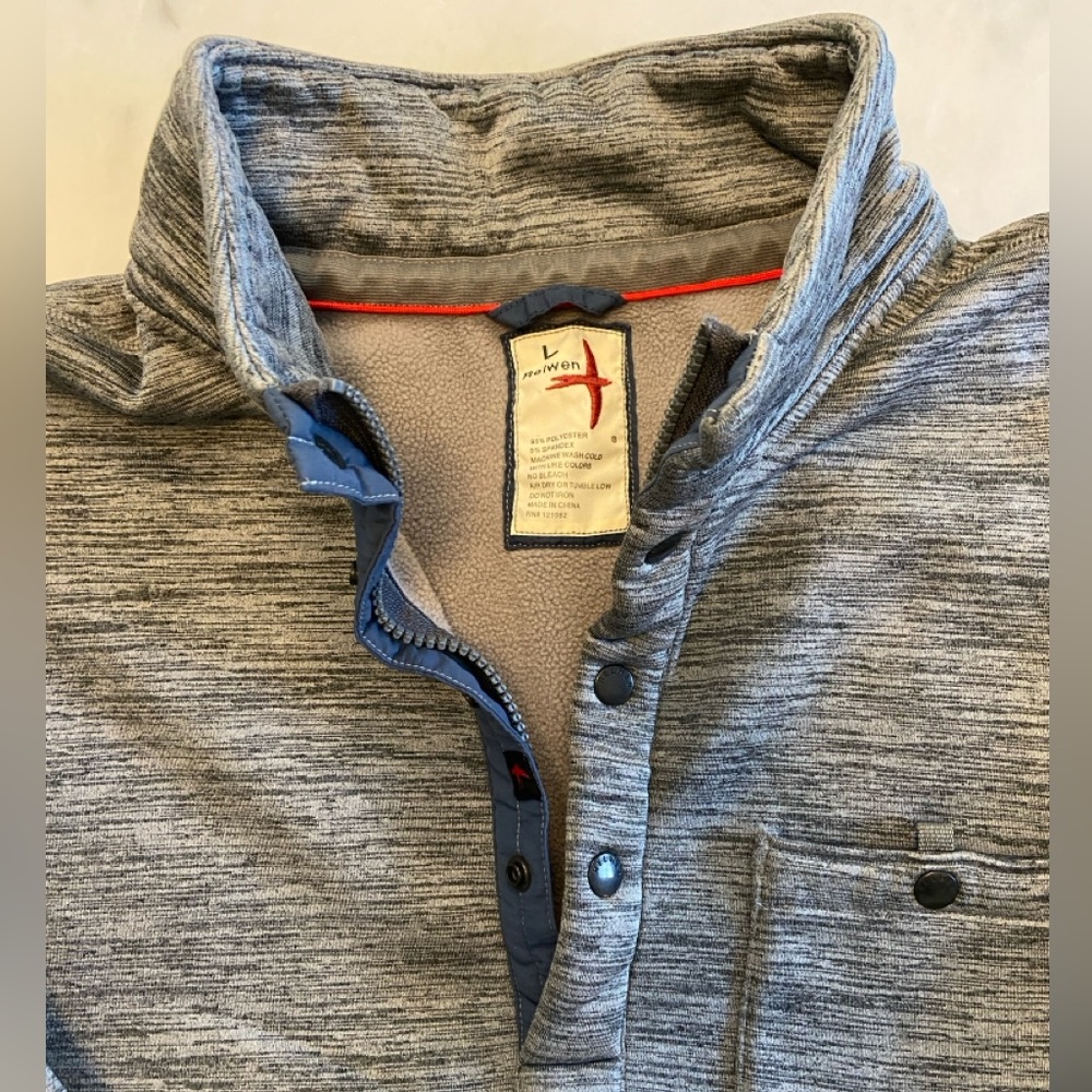 Relwen fleece sweatshirt in space grey